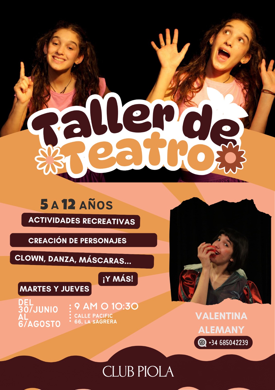 Talleres de Verano Club Piola